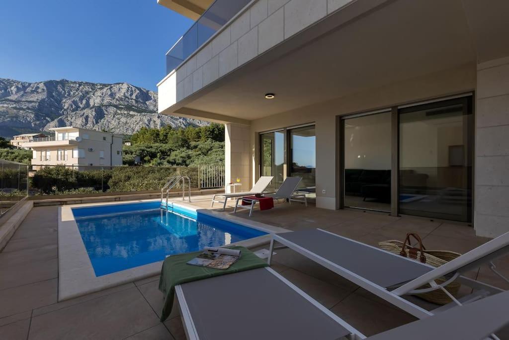 Apartman Delux With Private Pool - Makarska Exklusiv 图彻皮 外观 照片