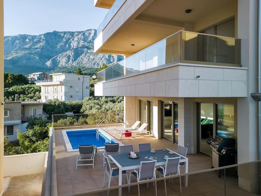 Apartman Delux With Private Pool - Makarska Exklusiv 图彻皮 外观 照片